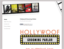 Tablet Screenshot of hollywoofgroomingparlor.com